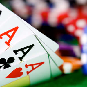 MÃ£os e pagamentos do Caribbean Stud Poker